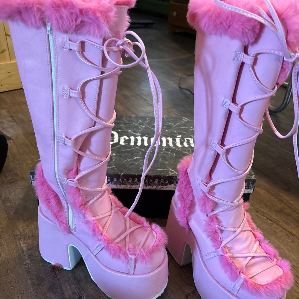 Demonia platform go go boots